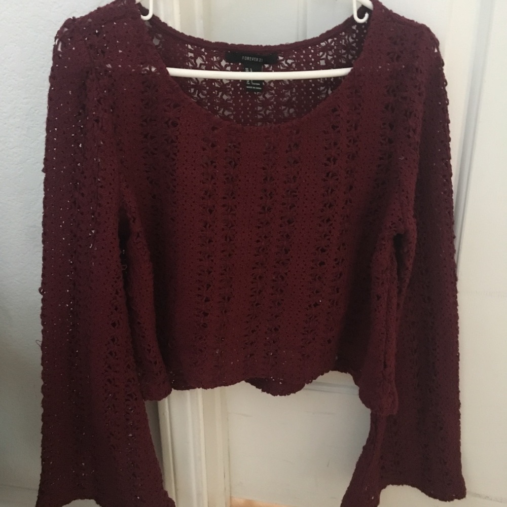 Forever 21 crop long sleeve